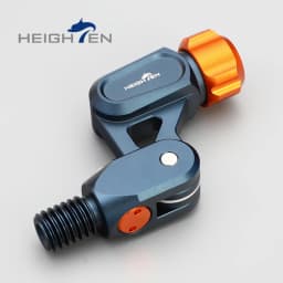 HEIGHTEN Fishing Landing Net Adapter Joints Connector Aluminum Alloy Multi Angle Fixation Folding Joint