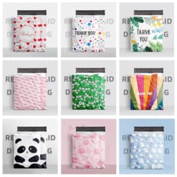 100PCS 10*13in Poly Mailer Adhesive Envelope Shipping Bag DIY Thick T-shirt Dresses Book Christmas Toys Gifts Packaging Pouches