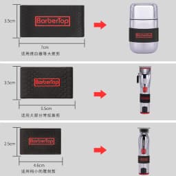 Professional Clipper Grip Bands Sleeve Barber Rubber Clipper Cover Silicone Electric Clipper Accessories Hairdresser Tool