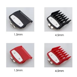 2pcs/set For Wahl Universal Hair Clipper Guide Comb 1.5/4.5mm Beard Trimmer Shaver Limit Comb Replacement Clipper Blade Cutter