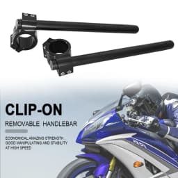 YZF-R1 YZF-R7 YZF-R6 YZF-R3 YZF-R25 YZF R1 R7 R6 R3 R25 For Yamaha Handlebar Racing Adjustable Clip On Ons Fork Handle Bar