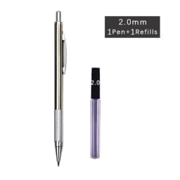 0.3/0.5/0.7/0.9/1.3/2.0mm Mechanical Pencil Office School Writing Art Painting Tools Metal Automatic Pencils Creative Stationery