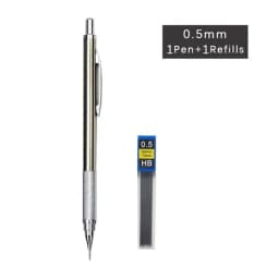 0.3/0.5/0.7/0.9/1.3/2.0mm Mechanical Pencil Office School Writing Art Painting Tools Metal Automatic Pencils Creative Stationery