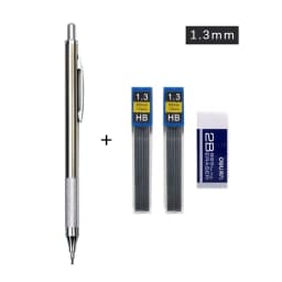 0.3/0.5/0.7/0.9/1.3/2.0mm Mechanical Pencil Office School Writing Art Painting Tools Metal Automatic Pencils Creative Stationery