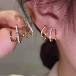 Luxury Zircon Pearl Drop Earrings For Women Girl 2022 Elegant Personality Shiny D Letter Earring Fashion Jewelry Wholesale