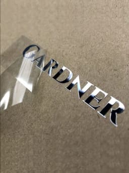Custom 3D Gold Transfer Sticker Silver Metal Logo DTF Print Perfume Bottle Label Shine Embossed Brand Decal Self-adhesive Relief