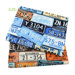 Chainho,Cotton Canvas Fabric,Handmade Cloth For Cushion,Sofa,Curtain,Bag,Shoes,Home Decoration Material,Cartoon Series,5 Size