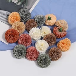 10/20PCS 4cm Hydrangea Artificial Flowers Head For Wedding Party Home Decoration Christmas New Year Gift Accessories Silk Flower
