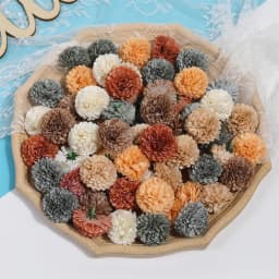 10/20PCS 4cm Hydrangea Artificial Flowers Head For Wedding Party Home Decoration Christmas New Year Gift Accessories Silk Flower