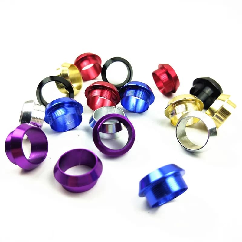 Fishing Rod Winding Check Trim Ring for FUJI Reel Seat #16-13.0mm & #17 DIY Fishing Rod Aluminum Part Repair Ring