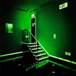 Green Luminous Tape Self Adhesive Glow In The Dark Stickers Stage Decorative Luminous Fluorescent Tape Warning Stickers Decor