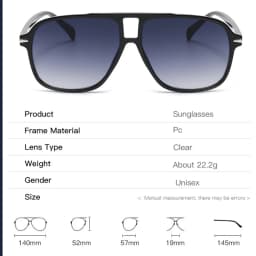VIVIBEE Fashions Aviation Gredient Sunglasses Retro Men Oversized Pilot Rivets UV400 Summer Shades Vintage Big Eyewear