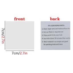 5 pcs Swimming Float Repair Kit PVC Puncture Repair Patch Glue Adhesive for Inflatable Toy Pool Float Air Bed Dinghies