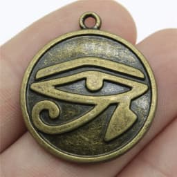 5pcs Mysterious Africa Ancient Egypt Pendant Charms The Eye Of Horus Egyptian Pharaoh Charms For Keychain Making Necklace Making