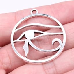 5pcs Mysterious Africa Ancient Egypt Pendant Charms The Eye Of Horus Egyptian Pharaoh Charms For Keychain Making Necklace Making