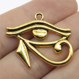 5pcs Mysterious Africa Ancient Egypt Pendant Charms The Eye Of Horus Egyptian Pharaoh Charms For Keychain Making Necklace Making