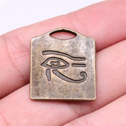 5pcs Mysterious Africa Ancient Egypt Pendant Charms The Eye Of Horus Egyptian Pharaoh Charms For Keychain Making Necklace Making