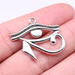 5pcs Mysterious Africa Ancient Egypt Pendant Charms The Eye Of Horus Egyptian Pharaoh Charms For Keychain Making Necklace Making