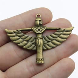 5pcs Mysterious Africa Ancient Egypt Pendant Charms The Eye Of Horus Egyptian Pharaoh Charms For Keychain Making Necklace Making