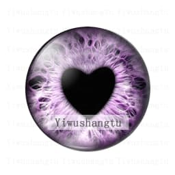 Glass DIY Jewelry Dragon Cat Toys Eyes Ragdoll Toy Eyeball  8MM-30MM Round photo glass cabochon demo flat back Making findings