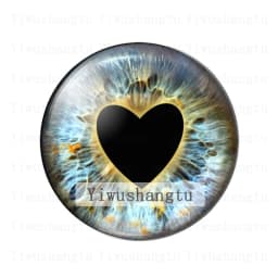 Glass DIY Jewelry Dragon Cat Toys Eyes Ragdoll Toy Eyeball  8MM-30MM Round photo glass cabochon demo flat back Making findings