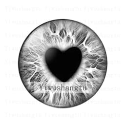 Glass DIY Jewelry Dragon Cat Toys Eyes Ragdoll Toy Eyeball  8MM-30MM Round photo glass cabochon demo flat back Making findings