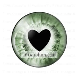 Glass DIY Jewelry Dragon Cat Toys Eyes Ragdoll Toy Eyeball  8MM-30MM Round photo glass cabochon demo flat back Making findings