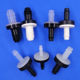 Mini Plastic Check Valve One Way Anti-Return Non-Return Irreversible Valve for Water Air Gas Aquarium Bathroom 3/4/6/8/10mm