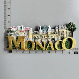 Monaco fridge magnets Creative Travel souvenir gift resin UV magnet refrigerator magnets home decor collection