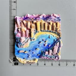Monaco fridge magnets Creative Travel souvenir gift resin UV magnet refrigerator magnets home decor collection