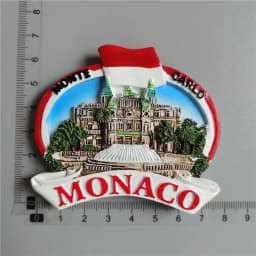 Monaco fridge magnets Creative Travel souvenir gift resin UV magnet refrigerator magnets home decor collection
