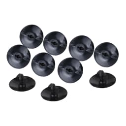 10Pcs Black Plastic Car Engine Cover Heat Insulation Board Clips for Opel 2208843 GM 90218614 Auto Fastener & Clip Accessories