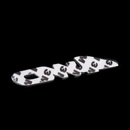 3D Metal Silver 4WD Letters Logo Badge Car Rear Trunk Emblem Sticker Decal Self-adhesive SUV Sticker Car Decoration Accessories