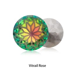 Astrobox New Lotus Round Rhinestone Crystal Stone DIY Clothing & Accessories Glass Crystal DIY Jewelry Making Loose Beads Stone