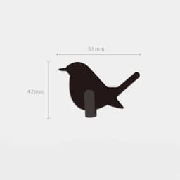 2Pcs Self Adhesive Hooks Bird Pattern Storage Holder for Bathroom Kitchen Hanger Stick on Wall Hanging Door Clothes Towel Racks