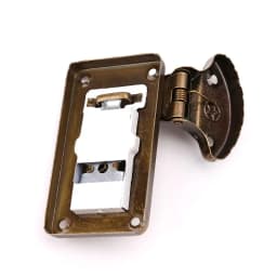 2025 New Bronze Tone Leather Suitcase Buckle Box Vintage Metal Lock Antique Toggle Hasp Latch