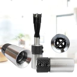 1pc Tungsten Carbide Alloy Gang Drill Bit Woodworking Through Hole Drill CNC Router Bit Resistant Dia.5-10mm Hole Making