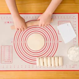 50x60cm Non-slip Silicone Pastry Kitchen Mat Extra Large Baking Mat Counter Dough Rolling Mat Surface Fondant Pie Crust Mat
