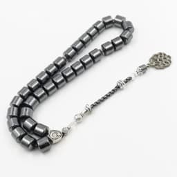 Tasbih Natural hematite stone promotes blood circulation misbaha 33 beads muslim bracelet islamic gift accessoriy turkey jewelry