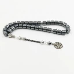 Tasbih Natural hematite stone promotes blood circulation misbaha 33 beads muslim bracelet islamic gift accessoriy turkey jewelry