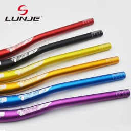 LUNJE-Aluminum Alloy Bicycle Handlebar, Mountain Bike Handlebar, Road Bike Straight Handlebar, 6 Degree, 31.8x720mm, 780mm