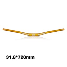 LUNJE-Aluminum Alloy Bicycle Handlebar, Mountain Bike Handlebar, Road Bike Straight Handlebar, 6 Degree, 31.8x720mm, 780mm