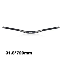 LUNJE-Aluminum Alloy Bicycle Handlebar, Mountain Bike Handlebar, Road Bike Straight Handlebar, 6 Degree, 31.8x720mm, 780mm