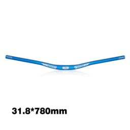 LUNJE-Aluminum Alloy Bicycle Handlebar, Mountain Bike Handlebar, Road Bike Straight Handlebar, 6 Degree, 31.8x720mm, 780mm