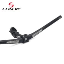 LUNJE-Aluminum Alloy Bicycle Handlebar, Mountain Bike Handlebar, Road Bike Straight Handlebar, 6 Degree, 31.8x720mm, 780mm