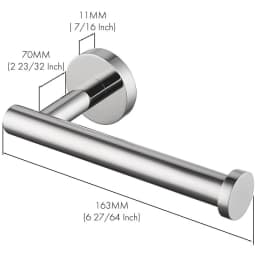 New SUS 304 Stainless Steel Toilet Paper Holder,Round Tissue Holder,Paper Roll Dispenser