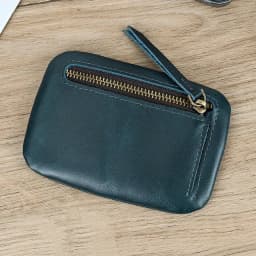 Luufan Genuine Leather Zipper Coin Wallet Men Wowen Natural Leather Small Short Purse Card Holder Cash Clutch Wallets Key Ring