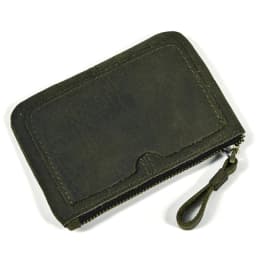 Luufan Genuine Leather Zipper Coin Wallet Men Wowen Natural Leather Small Short Purse Card Holder Cash Clutch Wallets Key Ring