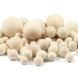 8~40mm Natural Ball Round Spacer Wood Beads Eco-Friendly Wooden Beads for Jewelry making bracelet making Crafts DIY No Hole