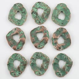 10Pcs/Lot Zinc Alloy Metal Charm Hollow Oval Pendants Jewelry Supplies For DIY Making Hoop Earrings Necklace Accessories